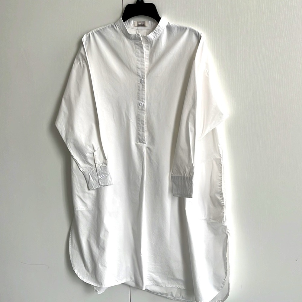Masai cotton Poplin white dress shirt